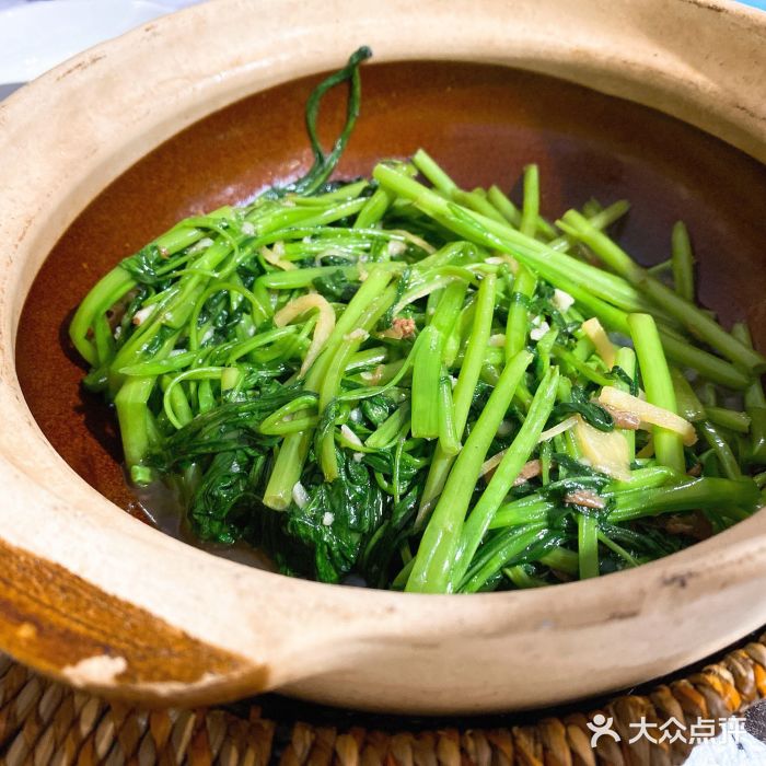 熠盛粤味(永康路店)啫啫虾酱空心菜图片