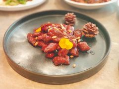 黑蒜松仁牛肉-106餐厅(山水文园店)