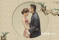 水墨工笔画-巴黎婚纱摄影工作室