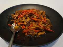 干锅臭豆腐炒海螺-南景饭店(万家丽路店)