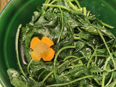 白灼橄榄菜苗-南八仙·老上海味道(南京东路店)