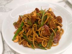黑椒腊肠意面-曼玉餐厅(中原万达店)