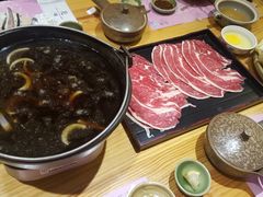 牛肉寿喜锅-花潮料理艺食馆(世欧广场店)
