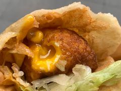 -小红车炸蛋葱油饼