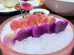 七彩土豆拼冰淇淋萝卜-揽季锅物会·海鲜姿造(三坊七巷店)