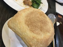 酥皮法式蘑菇汤-大佛寺高级素食自助餐厅