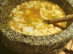 石锅鸡汤豆腐-绿茶餐厅(西单老佛爷店)