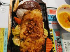 铁板整条龙利鱼柳饭-肥韬茶餐厅(海上世界店)