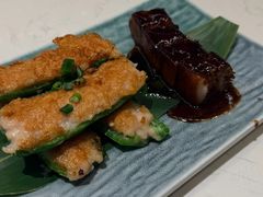 叉烧拼酿尖椒-常来小聚·广州非遗传承餐厅(高德置地店)