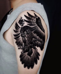 blackwork-黑旗纹身