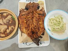 碳烤虹鳟鱼-丽泽山庄·生态怀柔菜·虹鳟鱼(红螺寺店)