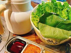 -明洞阿姨·韩式酱蟹烤肉·创意料理(三元桥店)