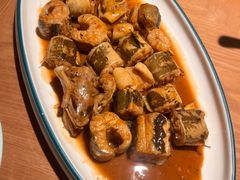 辣烧鳗鳞鱼-波螺油子青岛本帮菜(银座店)