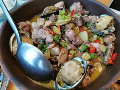 山茶油鲍鱼焖土鸡-望湘园·湖南菜(宏伊店)