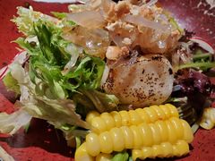 扇贝柚子海蛰沙拉-花潮料理艺食馆(成都万象城店)