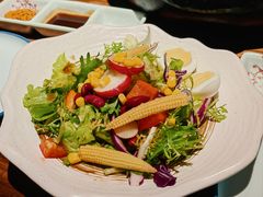 营养瘦身沙拉-明洞阿姨·韩式酱蟹烤肉·创意料理(三元桥店)