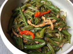 豆角丝炒肉拌转百刀-日上三甘(三里屯店)