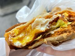 -小红车炸蛋葱油饼