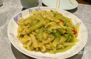 Green Tomato and Eggplant Stir-fry