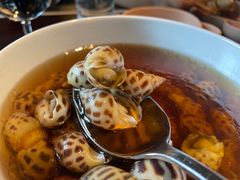 古越陈酿煮花螺-杭州西子湖四季酒店·金沙厅