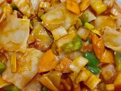 传统新疆炒面片儿-西北朗益和穆斯林餐厅