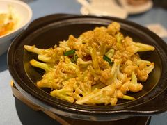 生炒有机花菜-南堂館川菜文化餐厅(天府店)