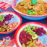 万达美食冒菜 辣五爷 捞冒和蘸冒