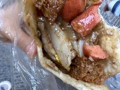 -清真回族八哥秘制饼夹菜