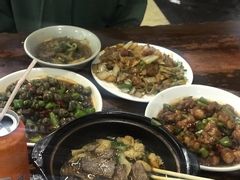 大肠炒河粉-凡老头米线砂锅(古荡新村西粮站)
