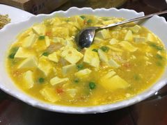 蟹黄虾仁豆腐-麻辣港湾