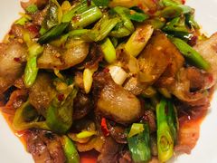 青蒜回锅肉-良泉足疗