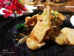-东来菜馆•手抓海鲜家常菜•海鲜锅贴(鸽子窝店)