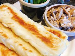 虾酱卷子-渔民船说·北塘海鲜·天津菜·海肠捞饭(北塘古镇店)
