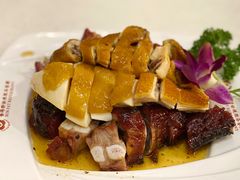 烧腩骨拼豉油鸡-香港新发烧腊茶餐厅(万象店)