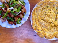 银杏花炒鸡蛋-腾冲国萍农家乐