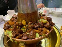 牛肉锅-老佛爷·铜炉炭火蛙锅(海州吾悦店)