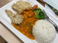 吉列猪扒香肠-佰搭果·广式茶餐厅(西华路店)