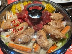 鸡翅牛肉锅-御上皇三汁焖锅(薛城万达广场店)