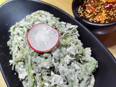 蒸茼蒿-山丹丹西北菜(金贸大厦店)