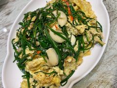 沙葱炒蛋-亚克西姆新疆菜(库车店)
