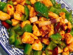 辣子鸡丁-北大地皖峰饭馆
