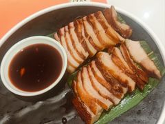 炭烧猪颈肉-羽鸽集·乳鸽专门店·地道顺德菜(岭南站店)