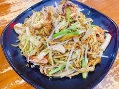 海鲜炒麦面-台州老六海鲜面馆(上南总店)