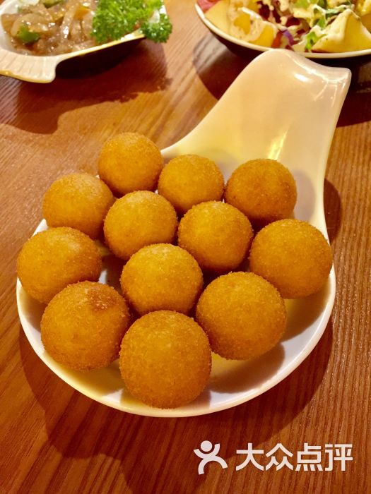 谢蟹浓肉蟹煲(印象城店)-香芋地瓜球-菜-香芋地瓜球图片-南通美食-大