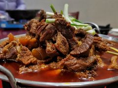 牛肉锅子-虎洞山庄食府