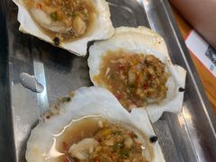 蒜蓉焗扇贝（熟蒜）3个-炒豆合作社(东四总店)