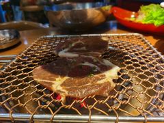烤猪梅花肉-老炉家木炭烤肉(长江国际店)