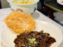 响油鳝丝配上海两面黄-海味观(老西门店)