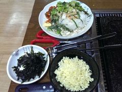 芝士石板炒饭-韩阳王石板烤肉