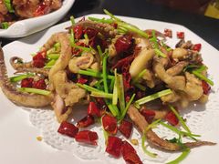 干煸鱿鱼爪-晚归月亮湾私家菜(临邑路店)